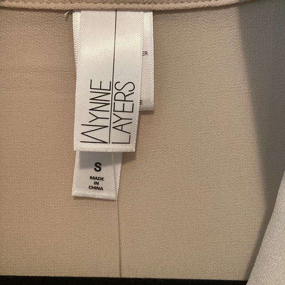 MarlaWynne Wynne Layers Chiffon Safari Jacket Linen Size Small New - Picture 9 of 12